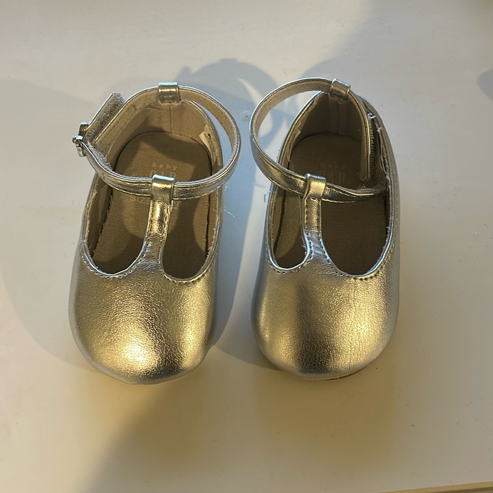 Babygap silver shoes - worn once